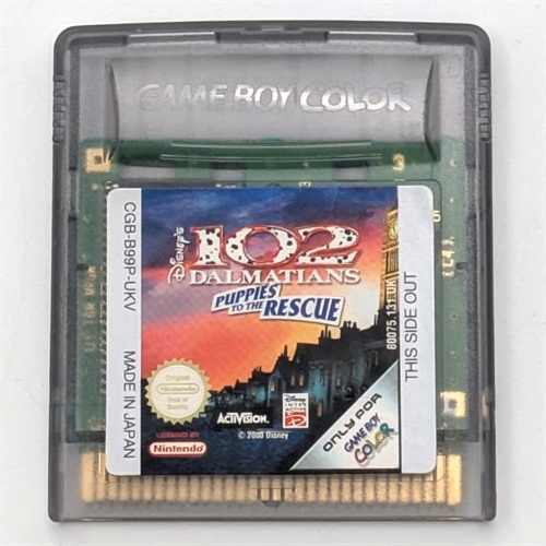 102 Dalmatians - Puppies to the Rescue - Cartridge - GameBoy Color spil (B Grade) (Genbrug)